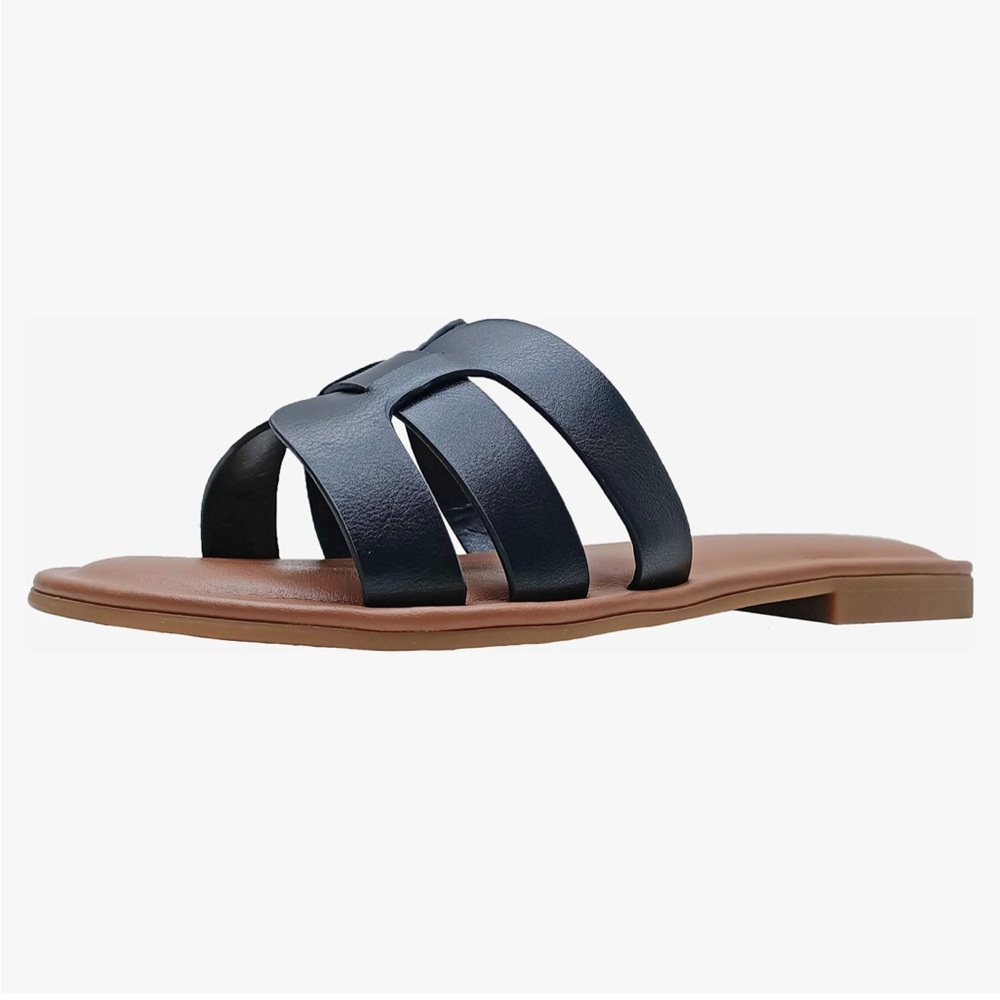 NWOT Monika H-band Black Sandals